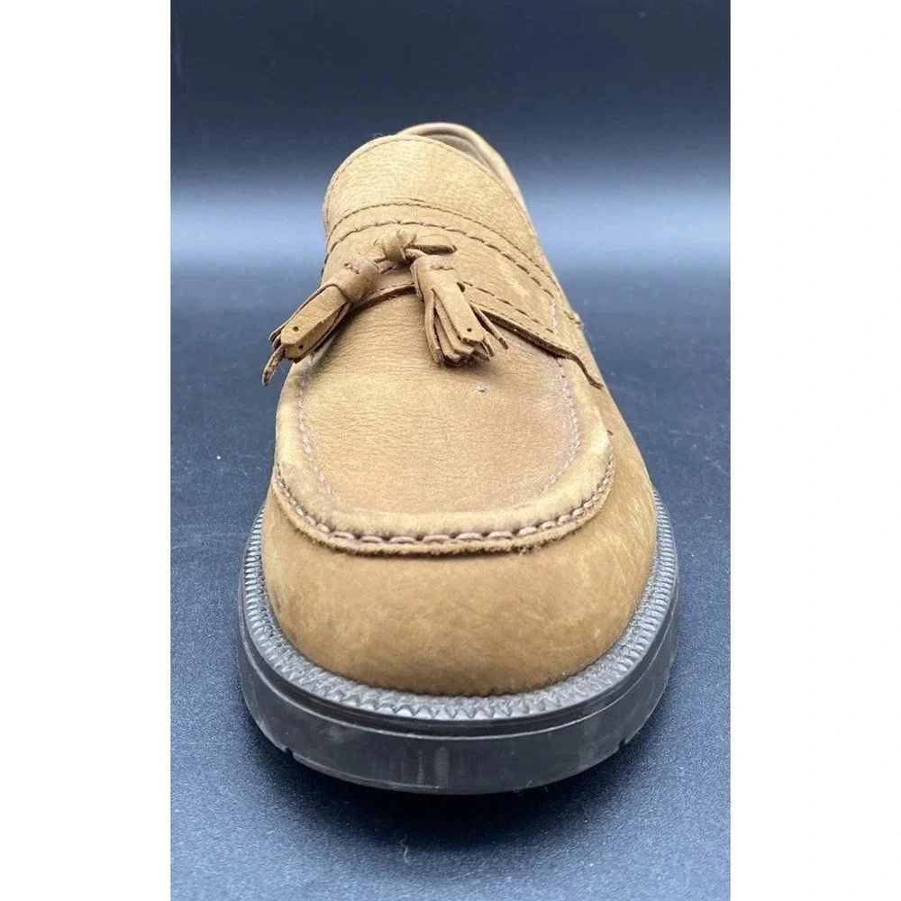 Aerosoles Men's Brown Leather Tassel Loafer Driving Moccasin Sz 10 Slip On Shoes